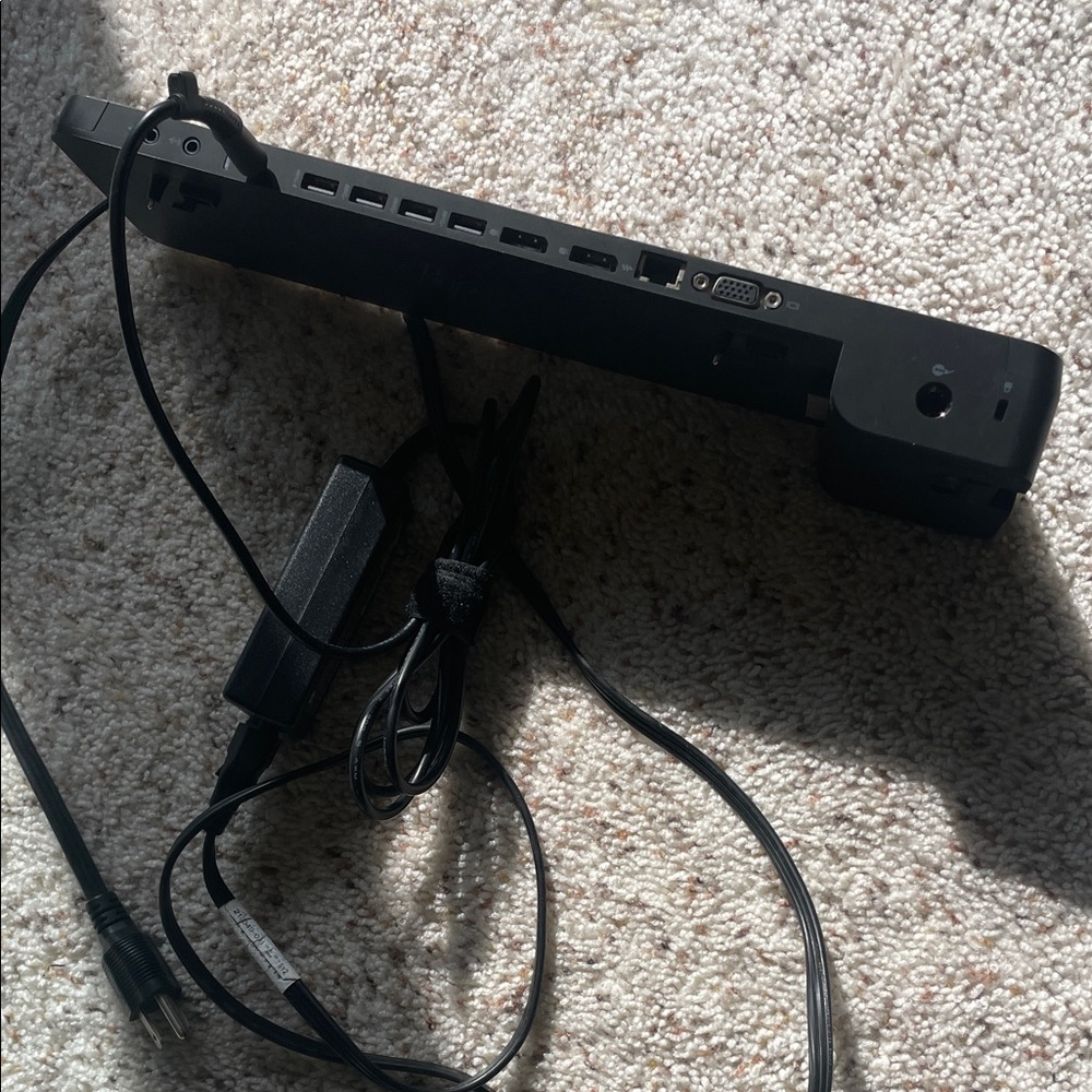 Black HP Laptop Docking Station